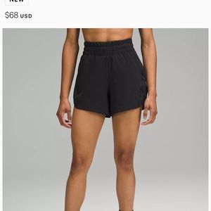 Lululemon Track That High-Rise Lined Short 5"